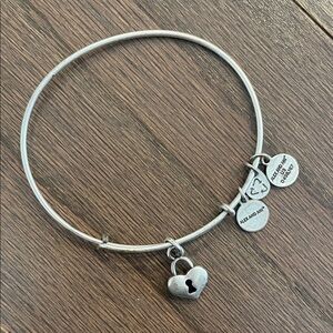 Alex and Ani Heart Lock Bracelet